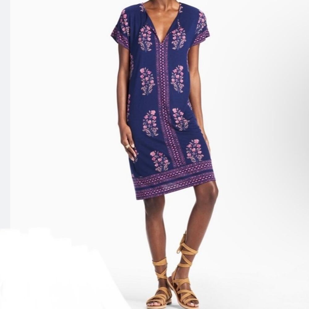 Lucky Brand Printed Tee Dress